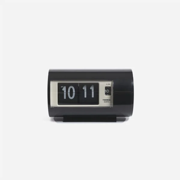 TWEMCO Alarm Flip Clock AP-28 Black