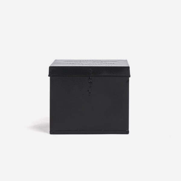 PUEBCO Steel Container with Partition Small Black
