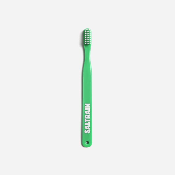 Saltrain Green White Toothbrush