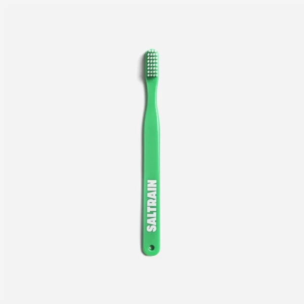 Saltrain Green White Toothbrush
