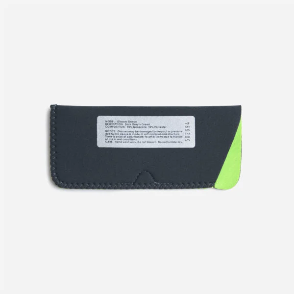 PUEBCO Glasses Sleeve Grey & Green