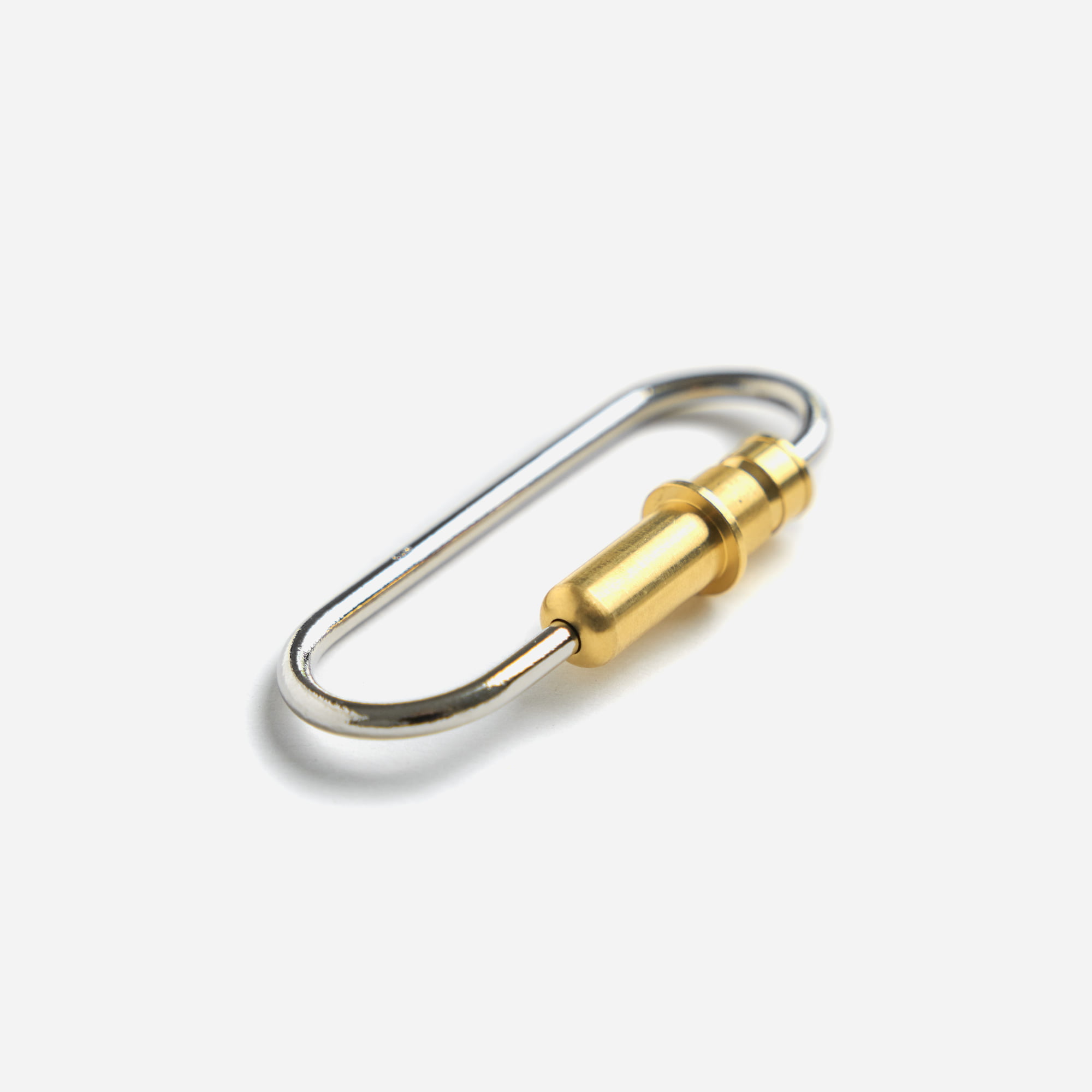 Polished Brass Bullet Carabiner by Candy Design & Works