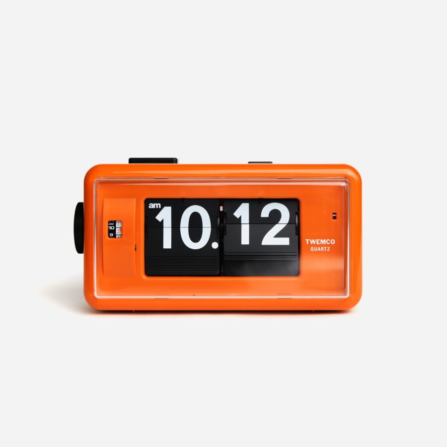 TWEMCO Alarm Flip Clock AL-30 Orange