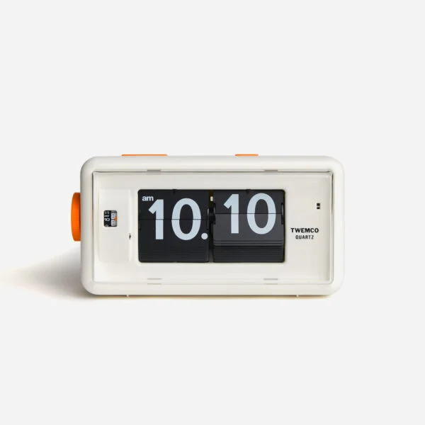 TWEMCO Alarm Flip Clock AL-30 White