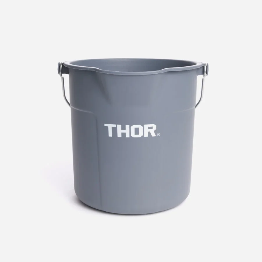 Thor Round Bucket 10L Grey