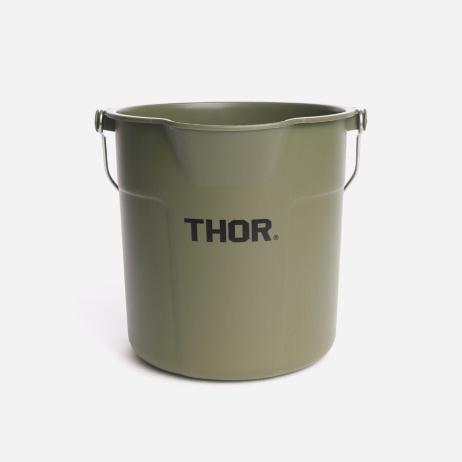 Thor Round Bucket 10L Olive